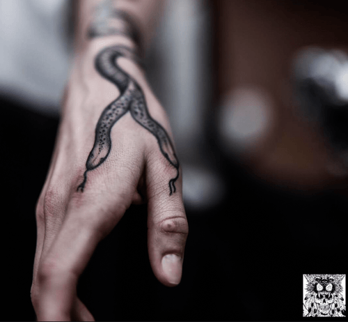 Color tattoo work